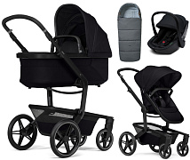 Детская коляска 3 в 1 Joolz Day 5 и автокресло Osann Cuddle Carbon + конверт в подарок Space black