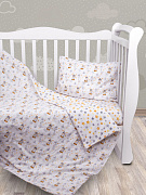Комплект в кроватку AmaroBaby Baby Boom 3 предмета Сказка, белый